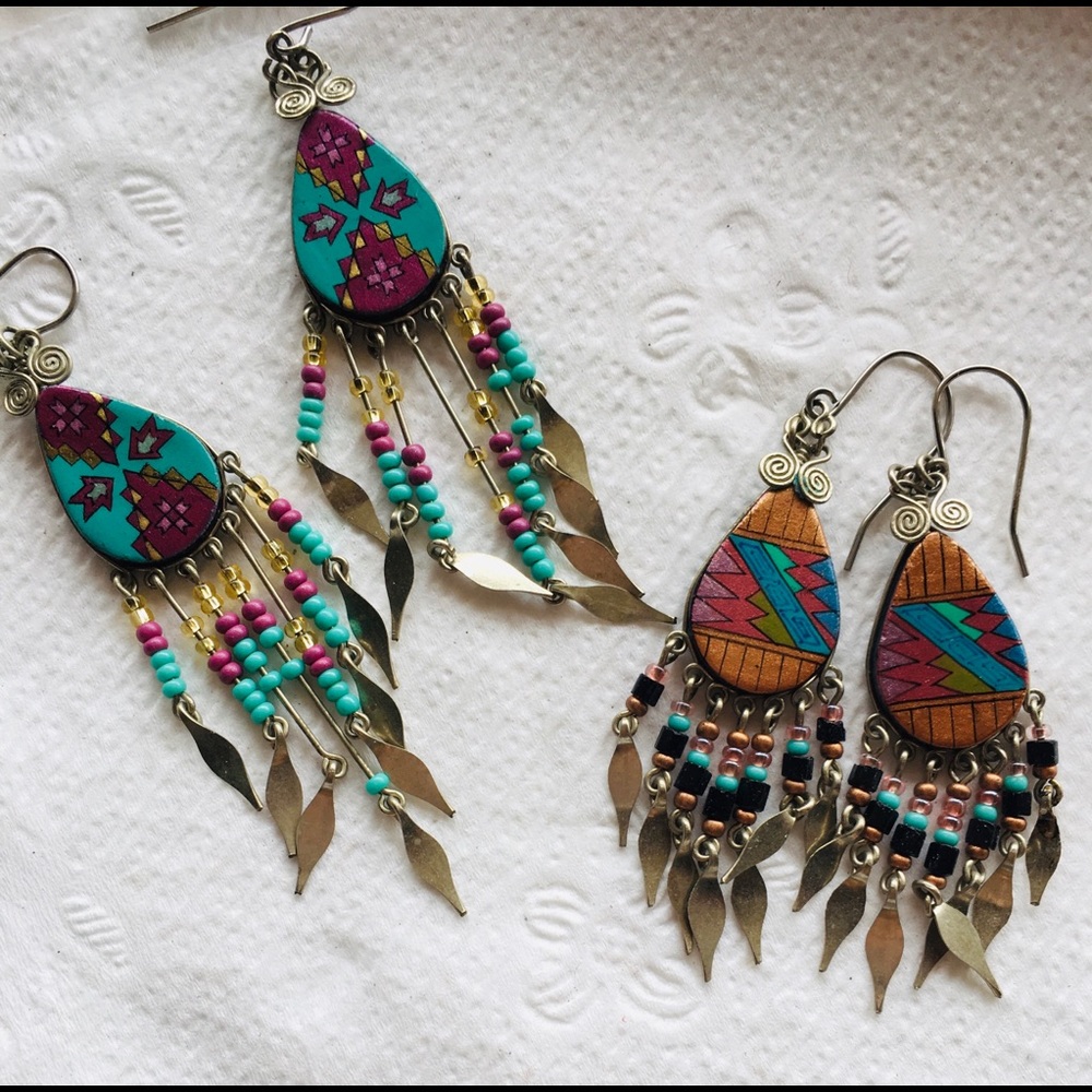 Southwestern style earrings